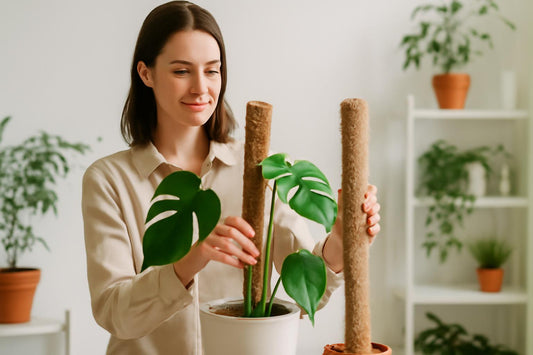 Tuteur coco ou tuteur sphaigne : quel est le meilleur choix pour vos plantes ?