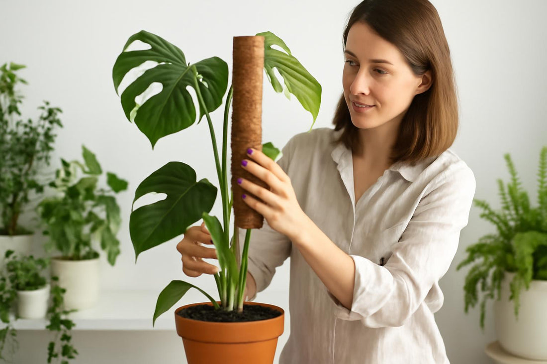 Comment utiliser un tuteur en sphaigne pour optimiser la croissance de vos plantes ?