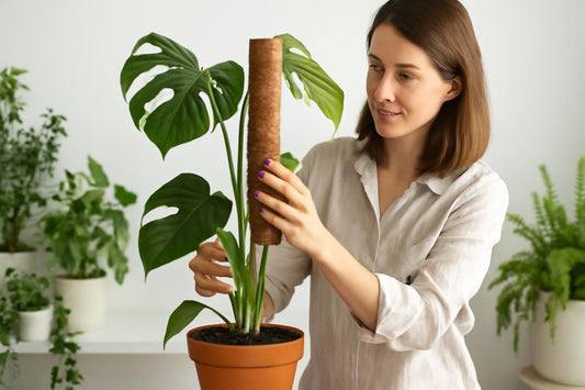 Comment utiliser un tuteur en sphaigne pour optimiser la croissance de vos plantes ?