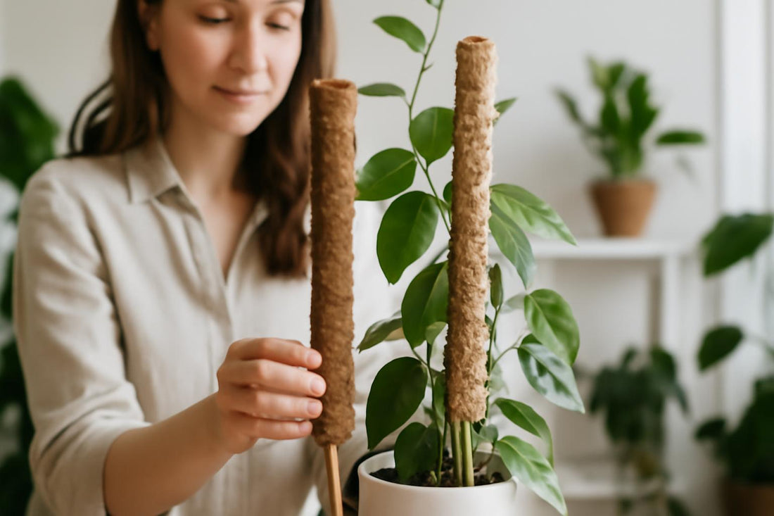 Tuteur coco ou tuteur sphaigne : lequel choisir pour vos plantes ?