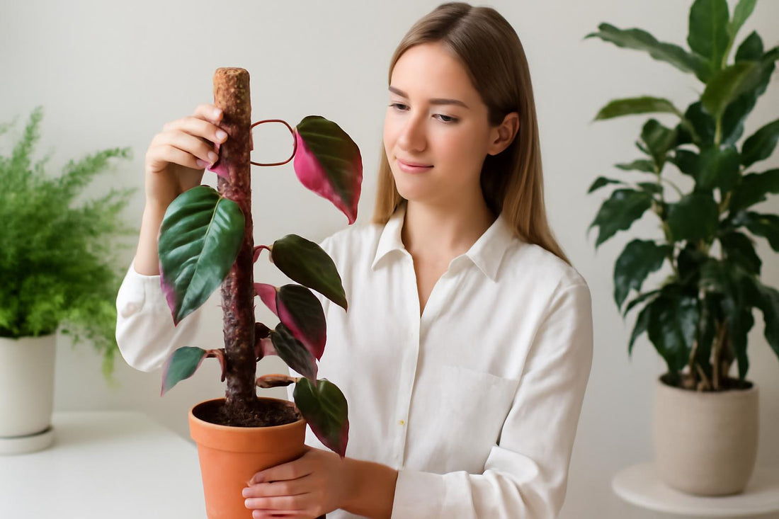 Philodendron Pink Princess : Astuces pour Maintenir sa Panachure avec un Tuteur Efficace