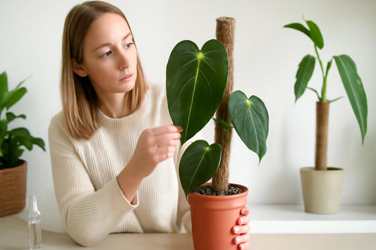 Philodendron Melanochrysum : Astuces pour éviter que les feuilles ne coincent lors de la croissance