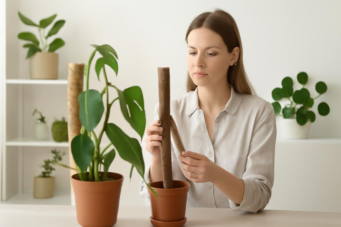 Tuteur en sphaigne ou en bois : lequel choisir pour vos plantes ?