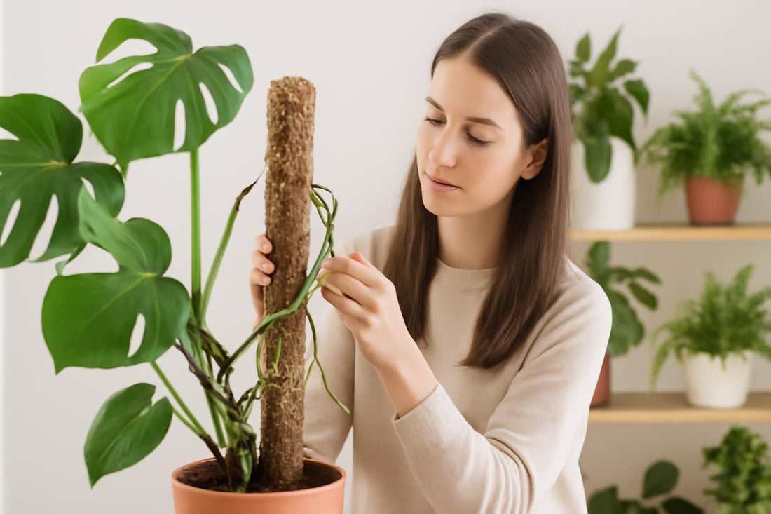 Tuteur en sphaigne et racines aériennes : pourquoi cette méthode de jardinage fonctionne si bien