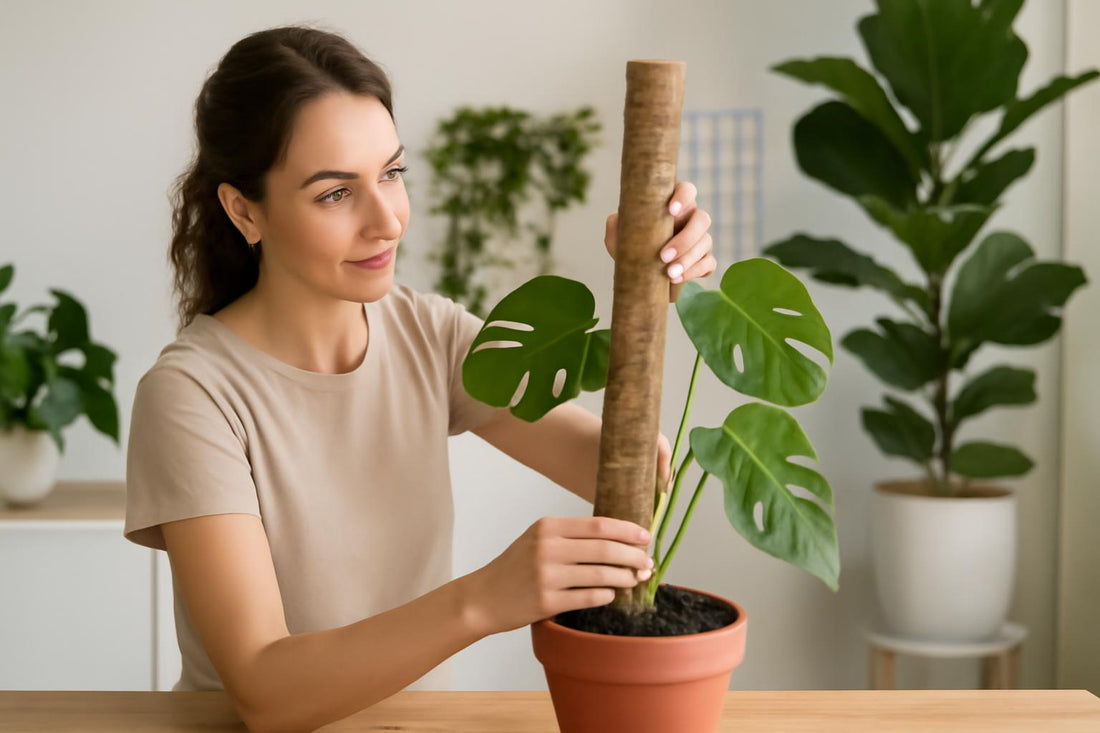 Comment installer facilement un tuteur en sphaigne pour vos plantes en pot