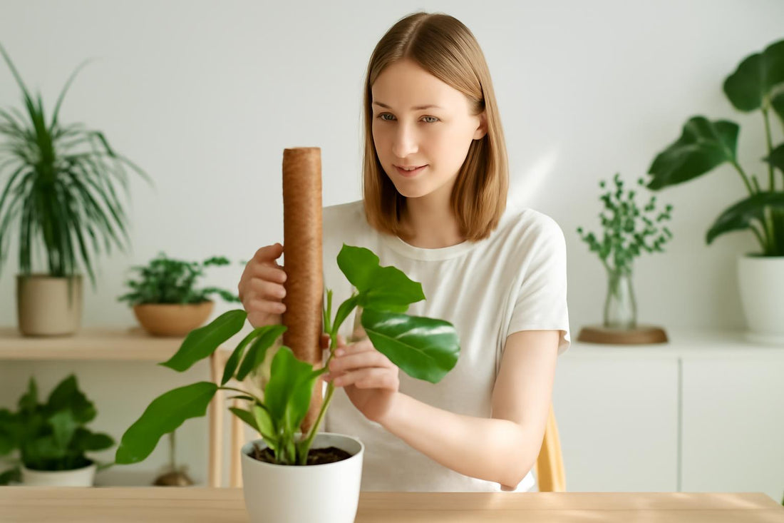 Tuteur en sphaigne : la solution naturelle pour faire prospérer vos plantes tropicales