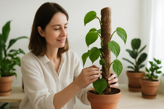 Tuteur en sphaigne : 10 astuces pour faire grimper vos plantes rapidement