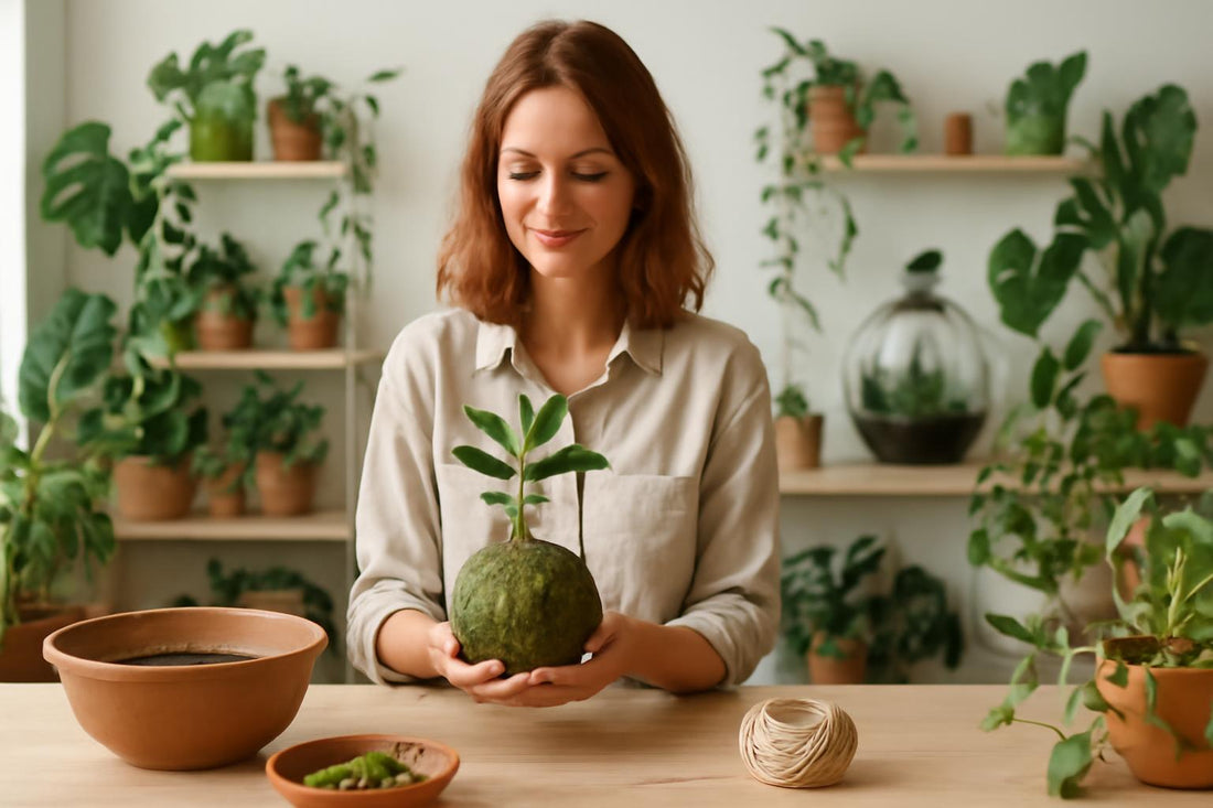 Avion : Créez votre propre Kokedama pour une sphère de zenitude chez vous