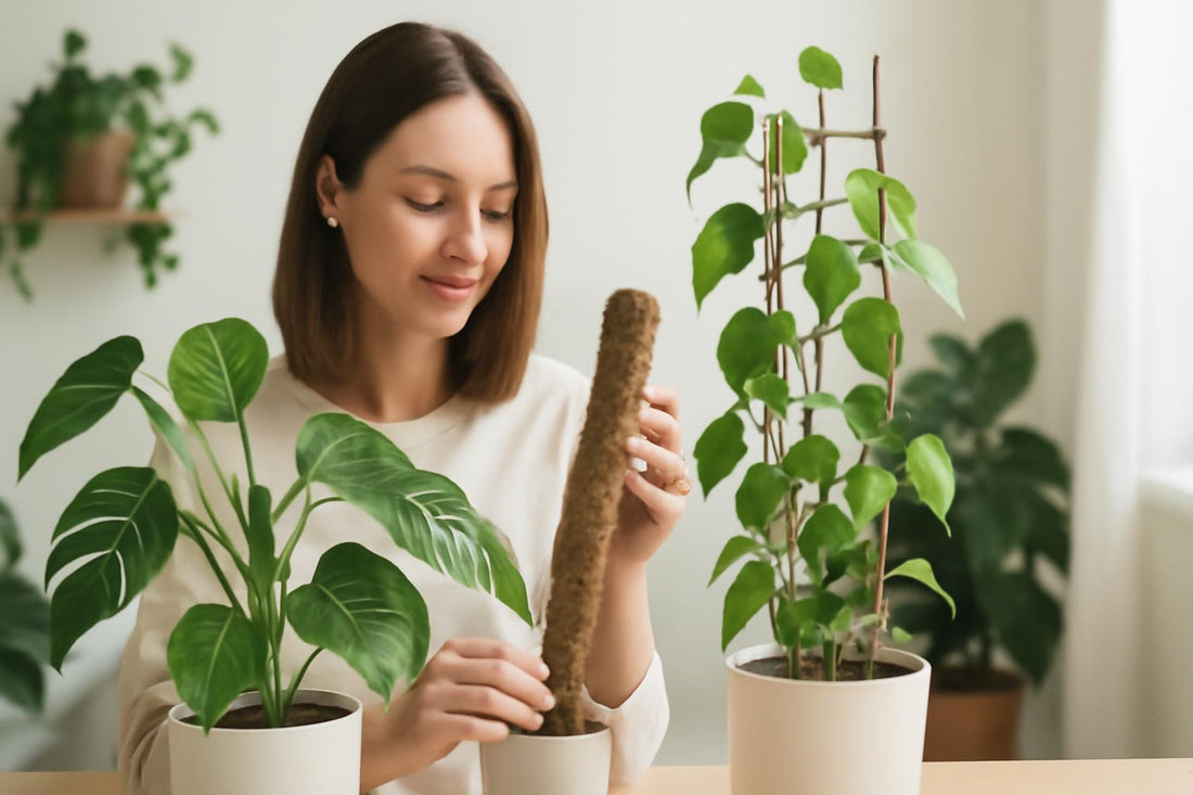 Tuteur en sphaigne ou treillis mural : lequel choisir pour vos plantes grimpantes ?