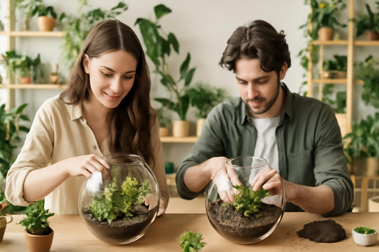 Activité couple à Valenciennes : Créez votre duo de terrariums et renforcez vos liens