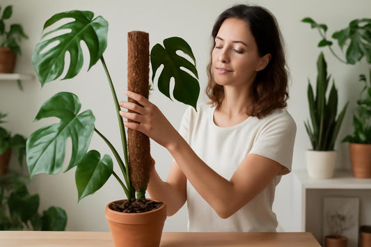 Tuteur en sphaigne : la solution écologique pour vos plantes en pot de taille moyenne