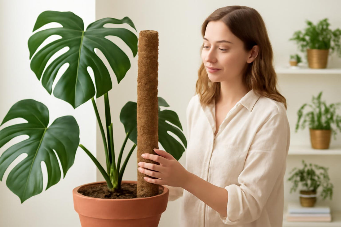 Tuteur en sphaigne : la solution idéale pour soutenir vos plantes en pot XXL