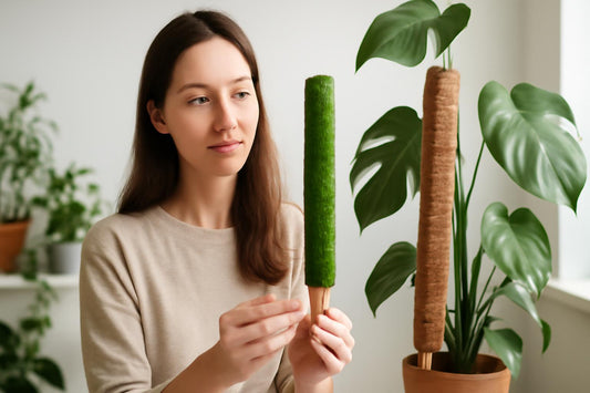 Tuteur en sphaigne : Comparaison entre mousse naturelle et mousse artificielle pour un jardinage efficace