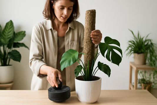 Fixer un tuteur en sphaigne sur un socle lourd : Guide pratique et conseils