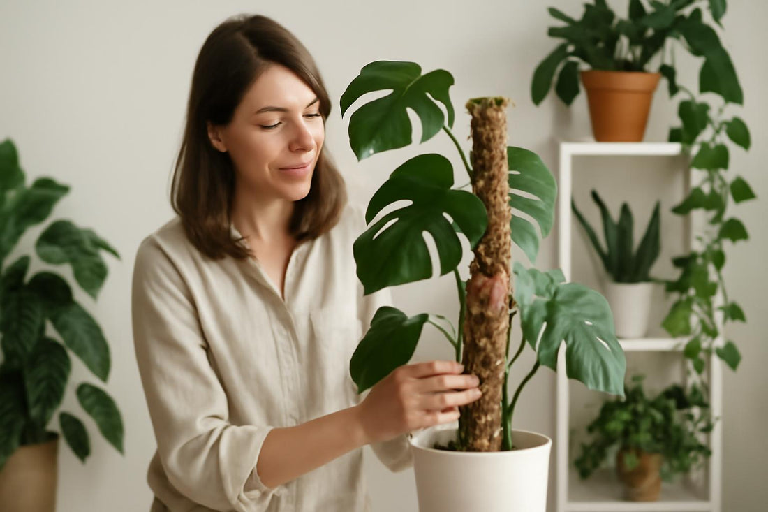 Tuteur en sphaigne : Impact sur l'humidité ambiante et conseils d'utilisation