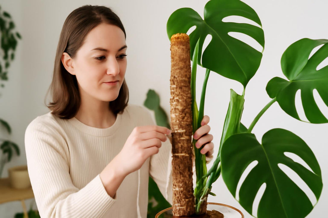 Tuteur en sphaigne : guide complet pour attacher vos plantes sans les abîmer