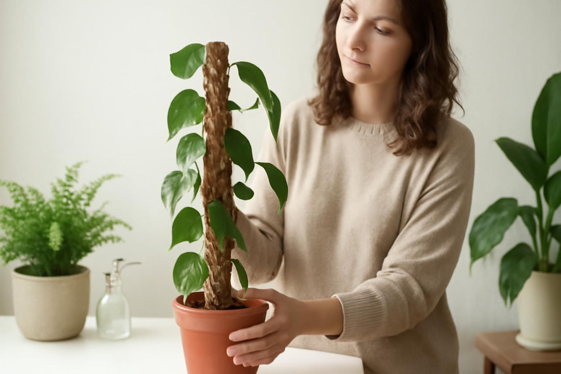 Tuteur en sphaigne : la solution idéale pour soutenir vos plantes grimpantes lentes