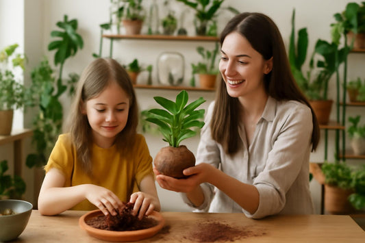 Atelier kokedama pour associations scolaires : une initiation ludique et écologique pour les enfants