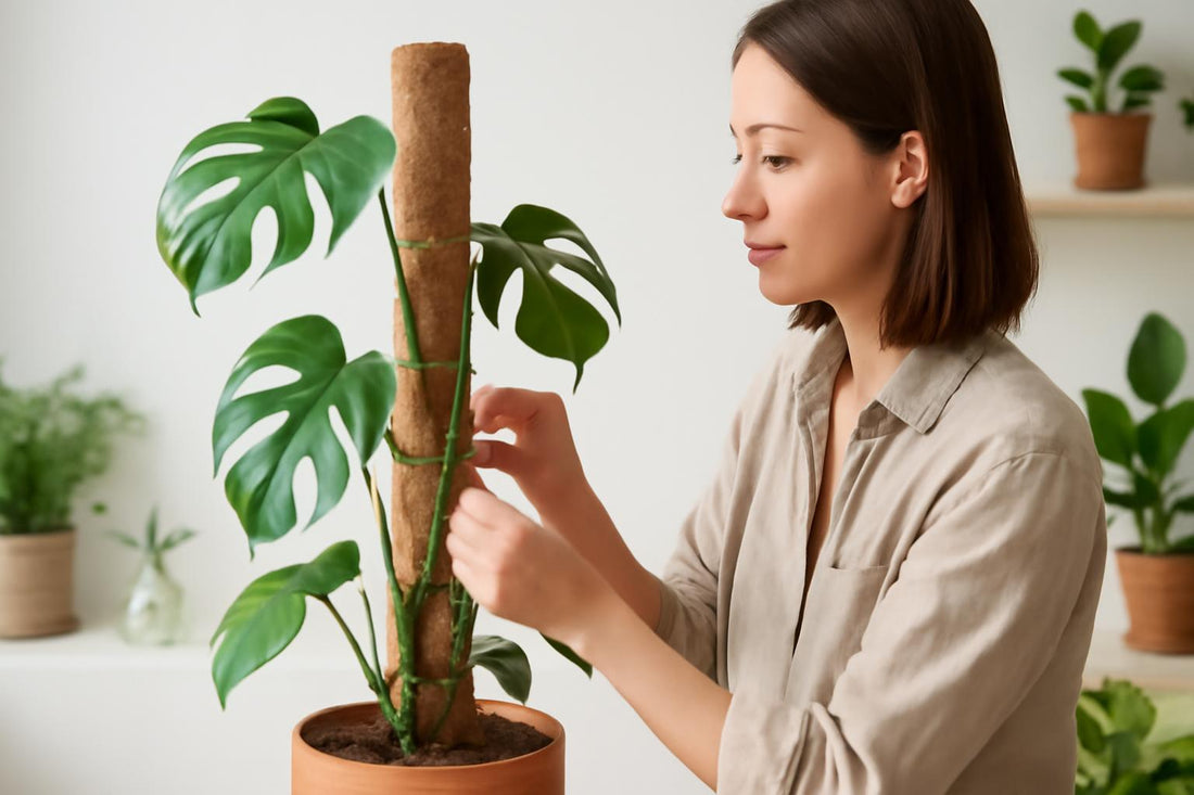 Tuteur en sphaigne : la solution décorative et pratique pour vos plantes d'intérieur