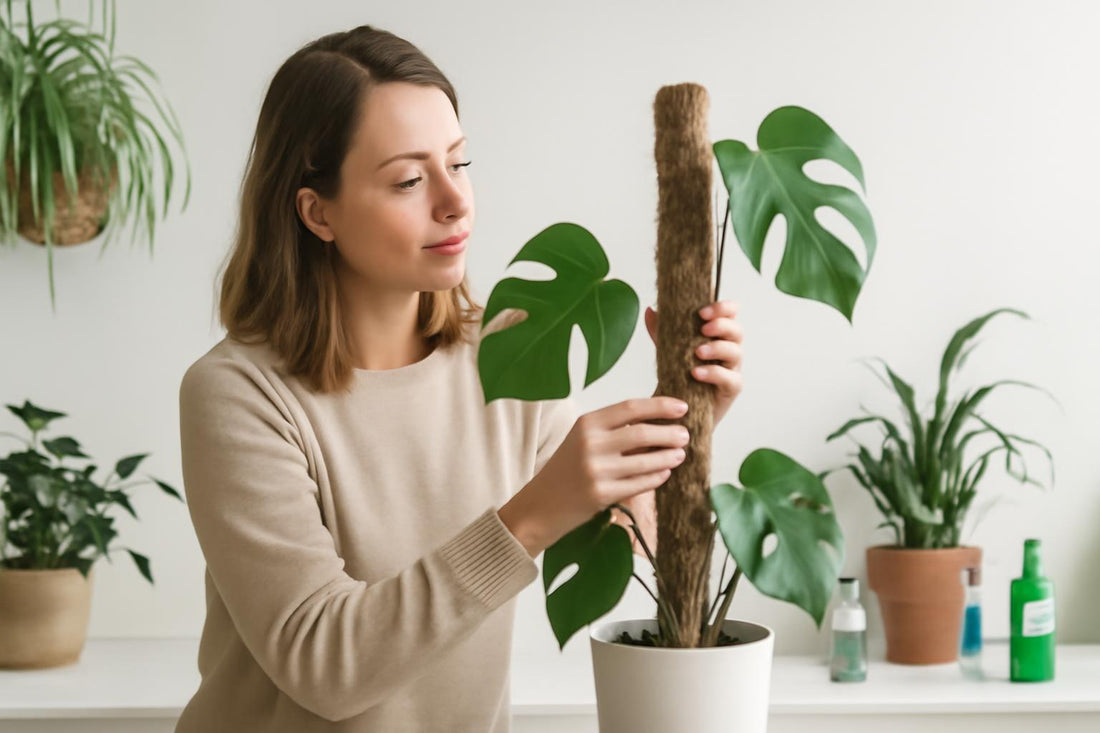 Tuteur en sphaigne : conseils pour assurer une humidité optimale de vos plantes en hiver