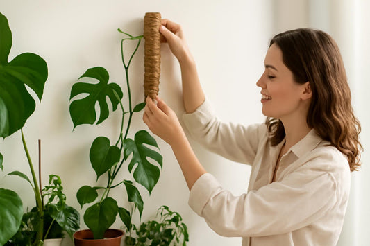 Tuteur en sphaigne : le guide complet pour accrocher vos plantes aux murs