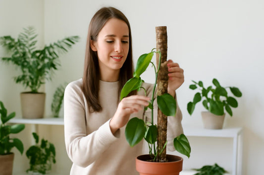 Tuteur en sphaigne pour plantes grimpantes d’intérieur : le guide complet