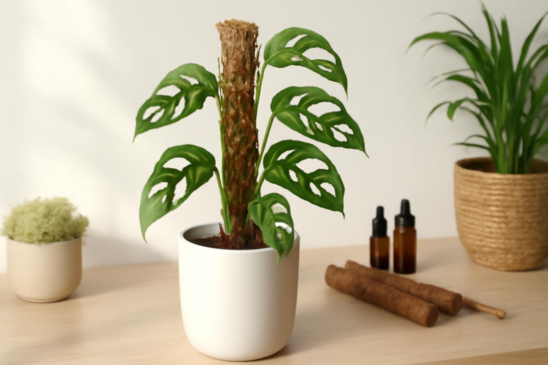 Monstera adansonii sur tuteur en sphaigne : le guide complet pour réussir sa culture