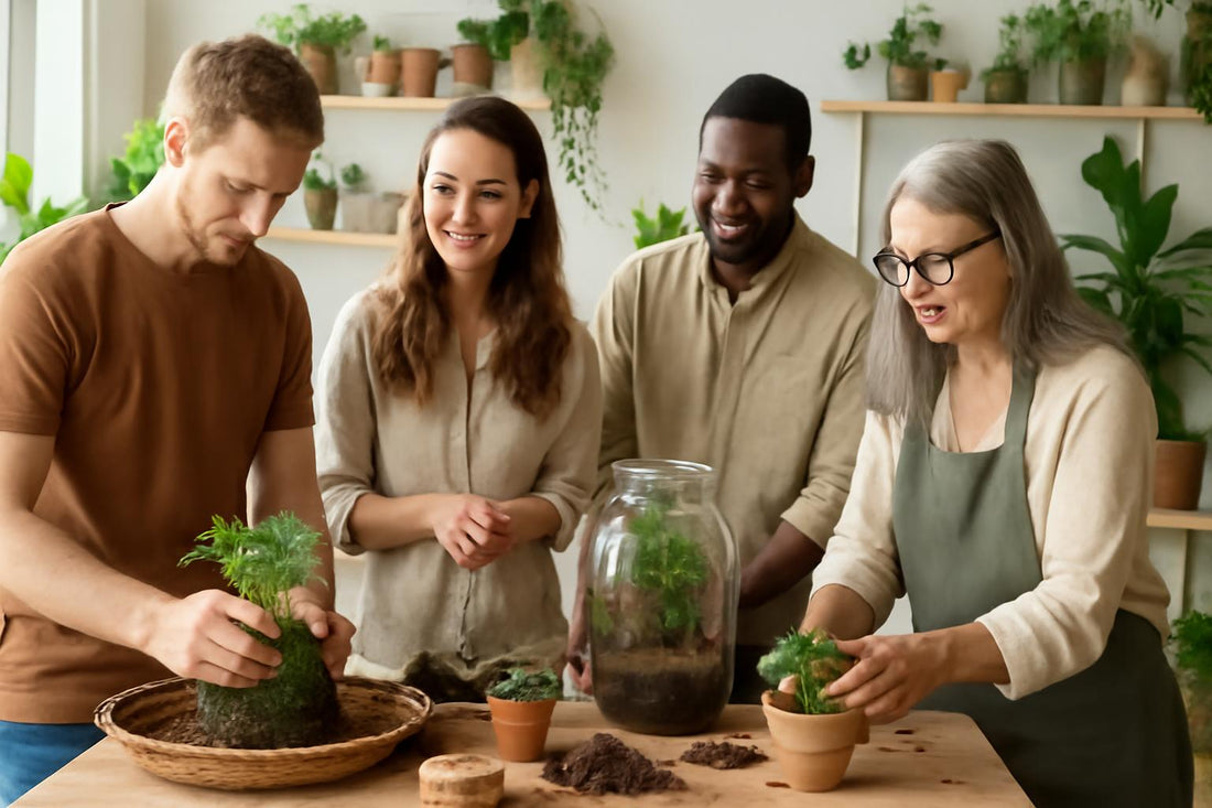 Atelier végétal collectif pour favoriser l'inclusion sociale : un modèle de développement communautaire