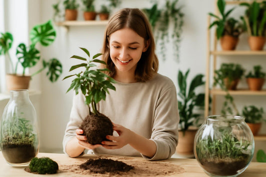 Atelier kokedama pour associations étudiantes : créez des liens et élevez votre bien-être avec des plantes d'intérieur