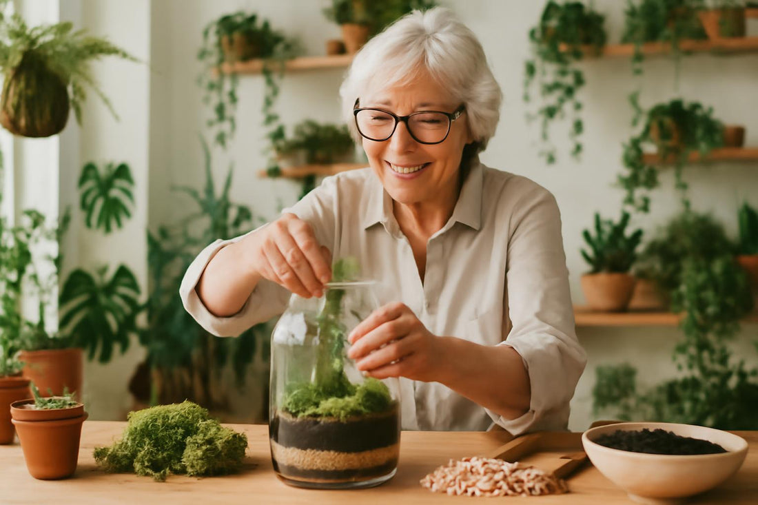 Atelier DIY terrarium pour seniors : Créez un écosystème miniature pour le bien-être des personnes âgées