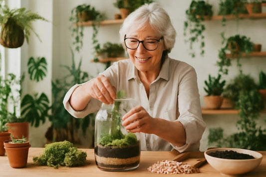 Atelier DIY terrarium pour seniors : Créez un écosystème miniature pour le bien-être des personnes âgées