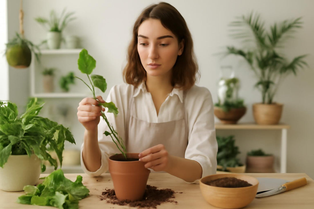 Comment bouturer un pothos en terre ?