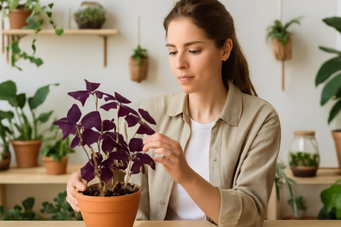Comment entretenir l’Oxalis Triangularis « poupre » ?
